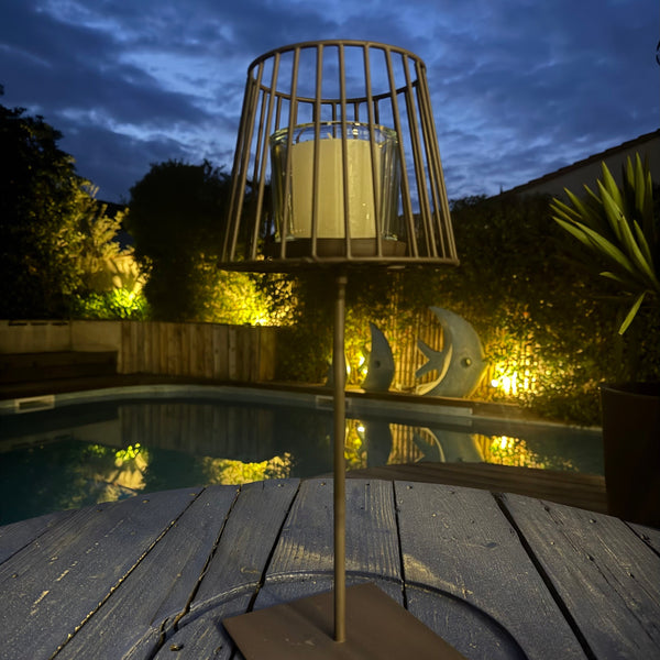 Photophore fer forgé