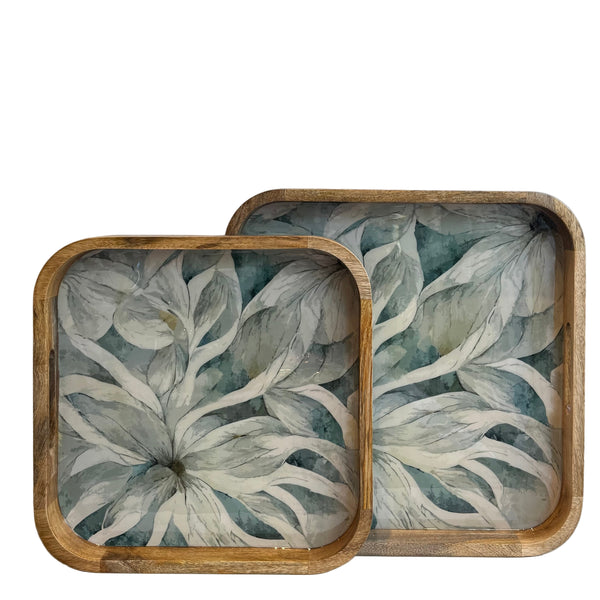 Plateaux rectangles bois Manguier