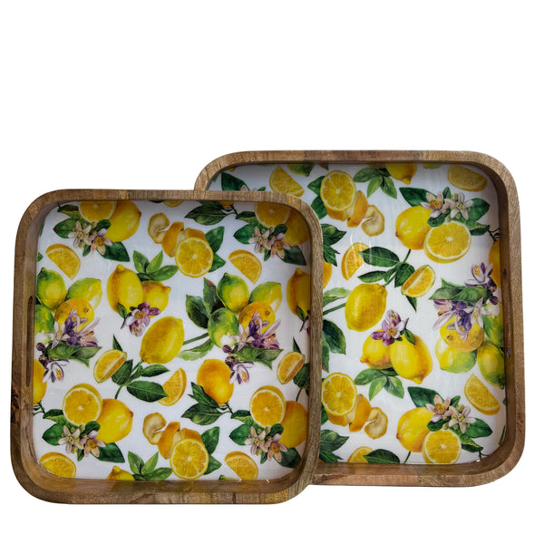 Plateaux rectangles bois Manguier