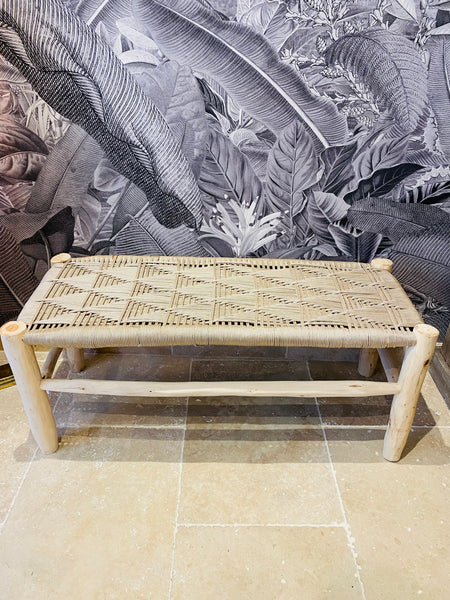 Banc macramé uni