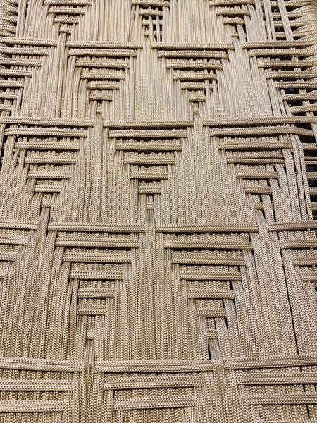 Banc macramé uni