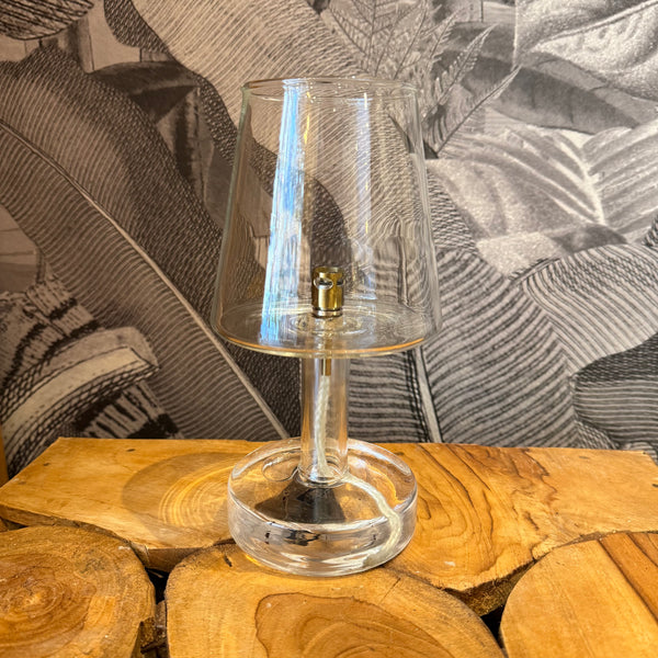 Lampe salon verre