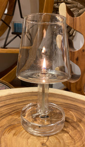 Lampe salon verre